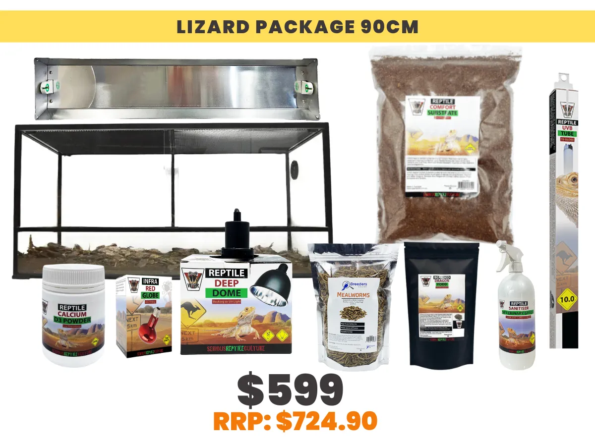 Reptile lizard package 90cm